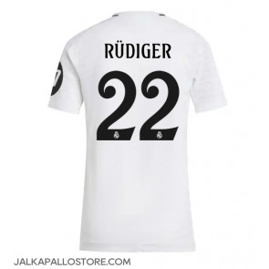 Real Madrid Antonio Rudiger #22 Kotipaita Naisten 2024-25 Lyhythihainen